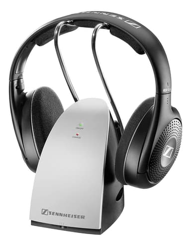 Sennheiser RS 120 II, wireless TV headphones, charging station