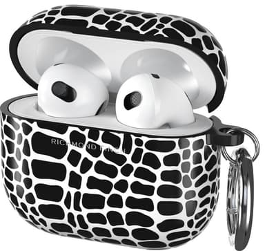 R&F AirPods Gen 3 fodral (black croc)