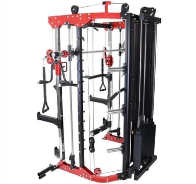 Gorilla Sports Smithmaskin MULTI Kabelmaskin - Viktmagasin 2x90kg