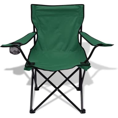 vidaXL Campingbord och 2 Stolar Tre delar