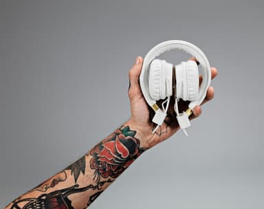 Marshall Major 2 on-ear Hörlurar (vit)