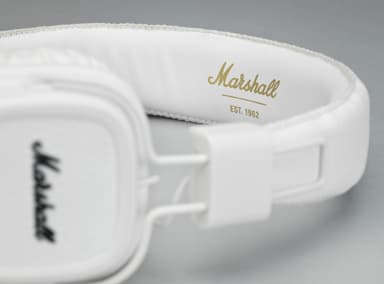Marshall Major 2 on-ear Hörlurar (vit)