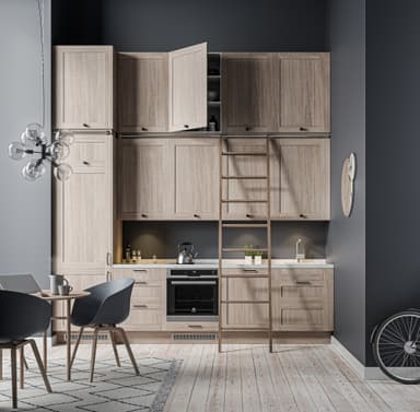Epoq Edge Natural Oak täcksida köksö 120