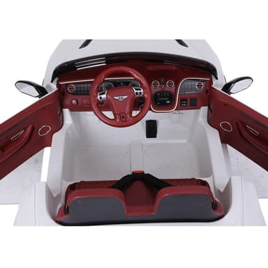 Nordic Play Speed Elbil Bentley 2 personer,  2x6V, vit, EVA-hjul