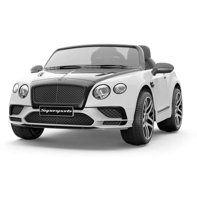 Nordic Play Speed Elbil Bentley 2 personer,  2x6V, vit, EVA-hjul