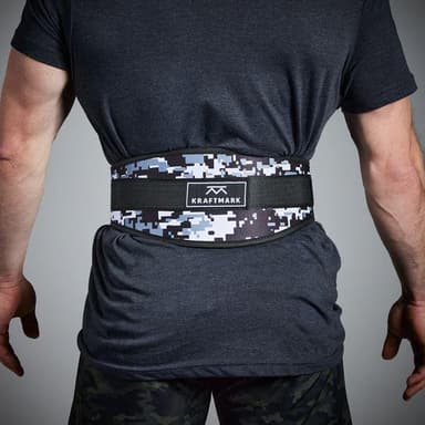 Kraftmark Träningsbälte Grå/Svart Camo, Träningsbälte