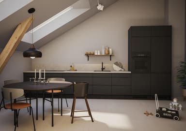 Epoq Integra lådfront till köket 60x31(svart)