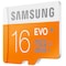 Samsung Micro SDHC EVO Minneskort + Adapter 16 GB