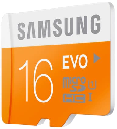 Samsung Micro SDHC EVO Minneskort + Adapter 16 GB