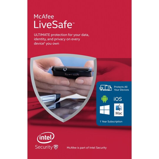 McAfee LiveSafe 2016 (standalone version)