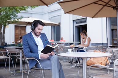 Sony MDR-1000X trådlösa around-ear hörlurar (svart)