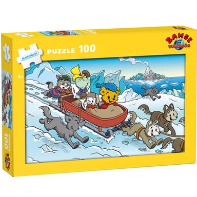 Pussel Bamse och Vulkanön 100 bitar