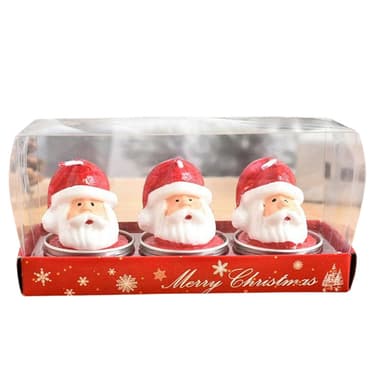 Julljus Tomteljus 3-pack Röd