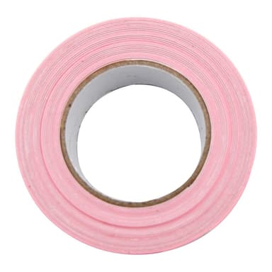 Fluorescerande tejp för heminredning Varning Rosa 1 cm/3 m