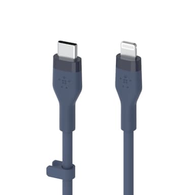 Belkin CAA009BT1MBL, 1 m, USB C, USB C/Lightning, Blå