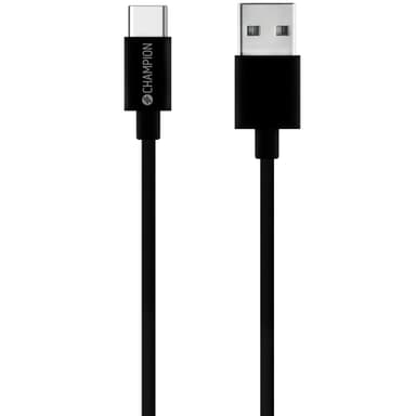Champion USB-A till USB-C Kabel 3m Svart