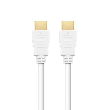 HDMI-kabel Ha-Ha Vit 5.0m
