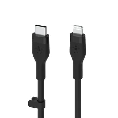Belkin CAA009BT1MBK, 1 m, USB C, USB C/Lightning, Svart