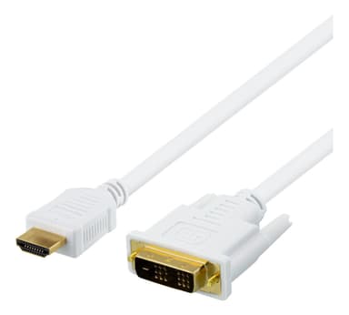 HDMI to DVI cable, 3m, Full HD, white