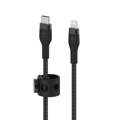 Belkin CAA011BT2MBK, 2 m, USB C, USB C/Lightning, Svart