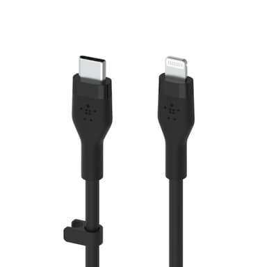 Belkin CAA009BT2MBK, 2 m, USB C, USB C/Lightning, Svart