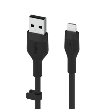 Belkin CAA008BT3MBK, 3 m, USB A, USB C/Lightning, Svart