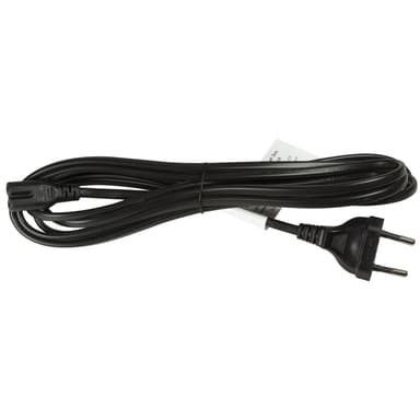 Apparatkabel Euro - C7 Svart 3m
