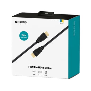 Champion HDMI-kabel Ha-Ha Svart 10.0m