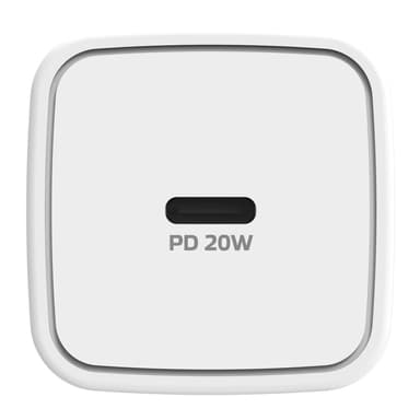 Celly USB-laddare USB-C PD 20W + USB-C-kabel