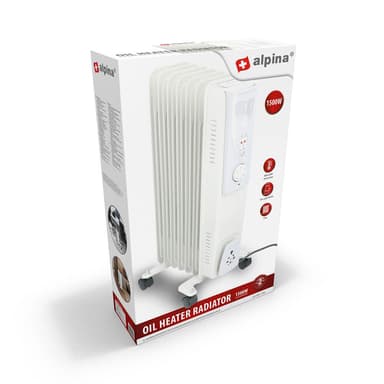 ALPINA Oljefyllt Element 1500W Vit