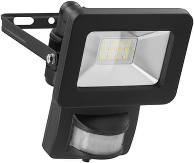 Goobay LED-strålkastare för utomhusbruk, 10 W, med rörelsedetektor