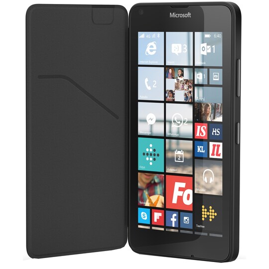 Microsoft Flip Shell Fodral för Lumia 640 (svart)