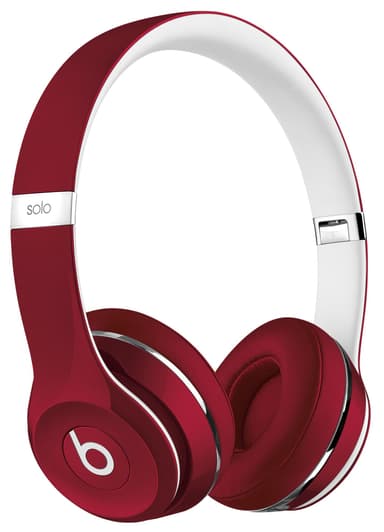 Beats Solo 2 Luxe Edition on-ear-hörlurar (röda)