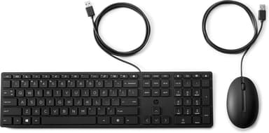 HP trådbunden 320MK-mus och -tangentbord för stationär dator, Fullstor