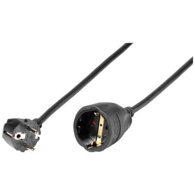 Vivanco 61157 Ström Förlängningskabel 16 A Svart 10.00