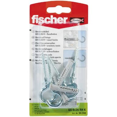 Fischer UX 6 x 35 RH K Universalplugg 35 mm 6 mm 94248