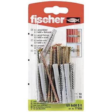 Fischer UX 6 x 50 SK Universalplugg 50 mm 6 mm 77855 10
