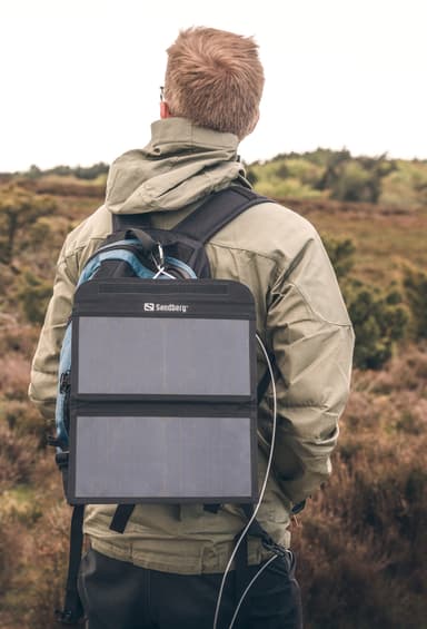 Sandberg 13W dubbel USB-solcellsladdare