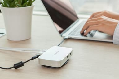 Moshi Symbus kompact USB-C dockningsstation (silver)