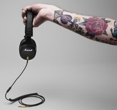 Marshall Monitor around-ear hörlurar (svart)