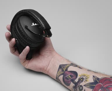 Marshall Monitor around-ear hörlurar (svart)