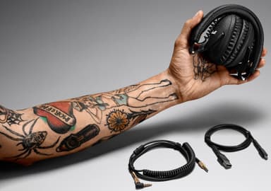 Marshall Monitor trådlösa hörlurar around-ear (svart)