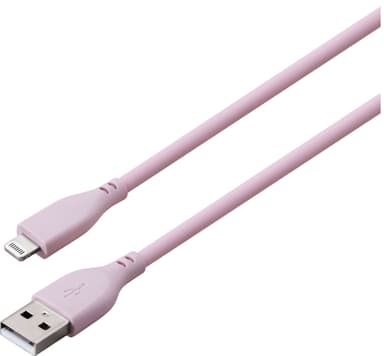 Goji USB-A till Lightning-kabel 1.8m (rosa)