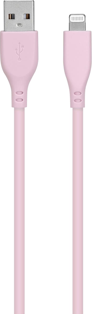 Goji USB-A till Lightning-kabel 1.8m (rosa)