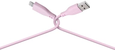 Goji USB-A till Lightning-kabel 1.8m (rosa)