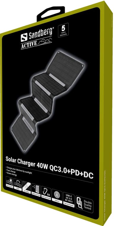 Sandberg 40W solcellsladdare