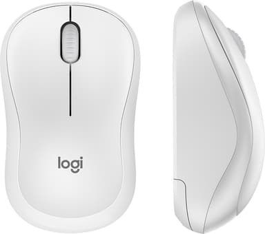 Logitech M220 Silent trådlös mus (vit)