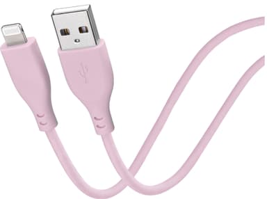 Goji USB-A till Lightning-kabel 1.8m (rosa)