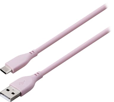 Goji USB-A till USB-C-kabel 2m (rosa)