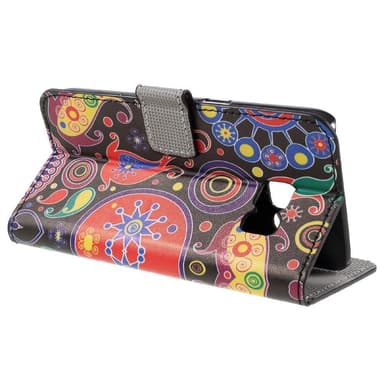 Plånboksfodral för Samsung Galaxy S7 - Paisley Flowers
